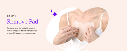 Overnight Silicone Décolleté Pads - Sleep Crease Smoothing - Reusable 2-Pad Set